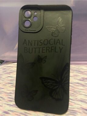 Antisocial Butterfly Black IPhone 11 Case